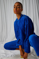 Pull Bobbi En Velours Côtelé Abysse