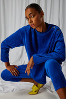 Pull Bobbi En Velours Côtelé Abysse