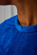 Pull Bobbi En Velours Côtelé Abysse