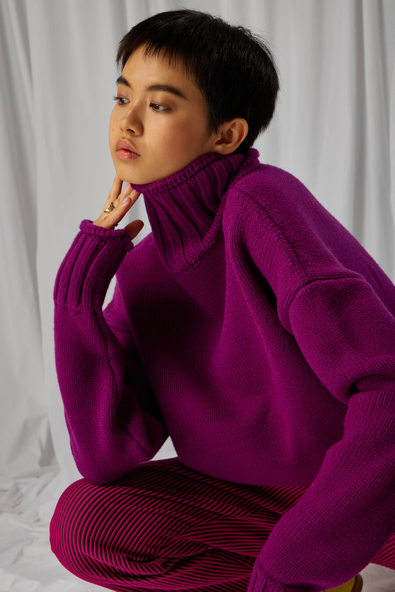 Pull-Over Opale En Maille Cardinale