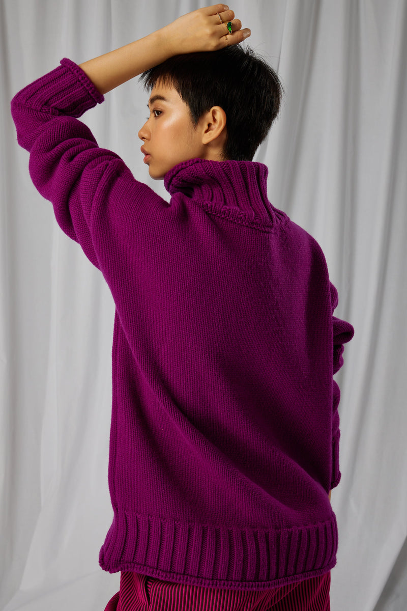 Pull-Over Opale En Maille Cardinale