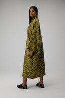 Robe Milo En Laine Jaune Léopard