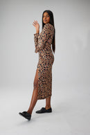 Robe Pete En Maille Féline