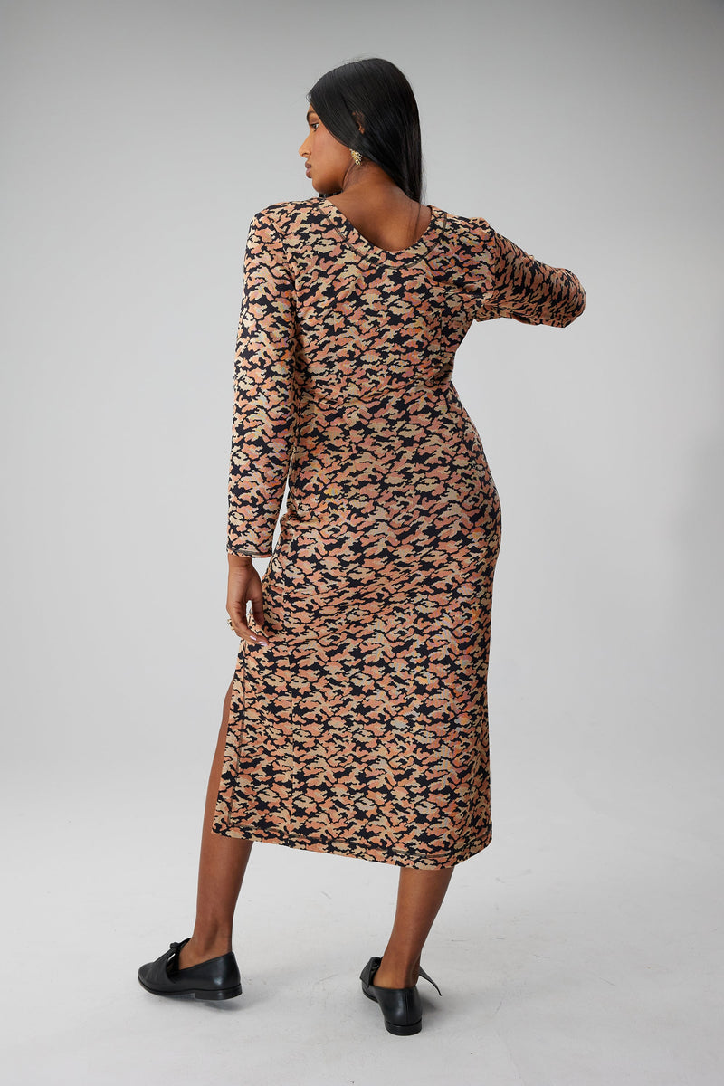 Robe Pete En Maille Féline