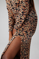 Robe Pete En Maille Féline