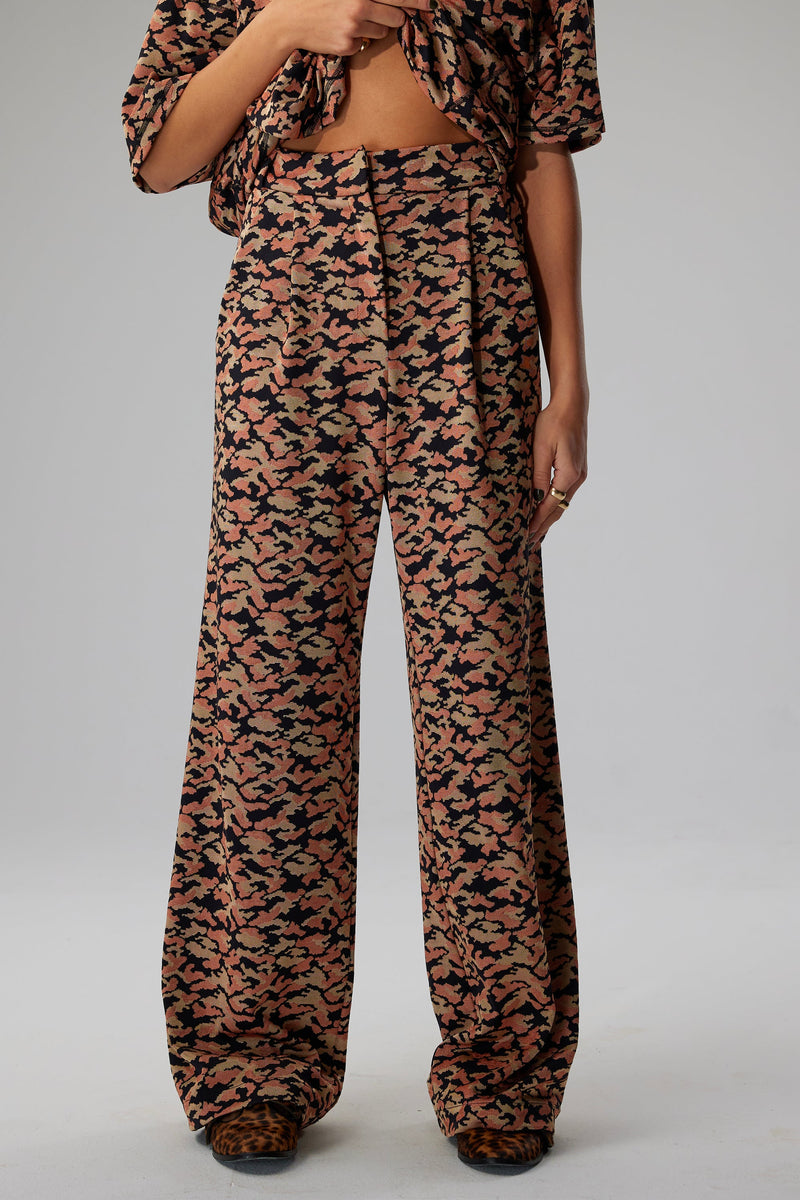 Pantalon Moor En Maille Féline