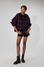 Short Spencer En Laine District Wineberry