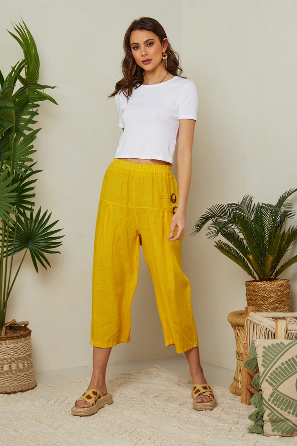 Pantalon - Safran - Femme