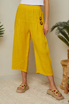 Pantalones - Azafrán - Mujer