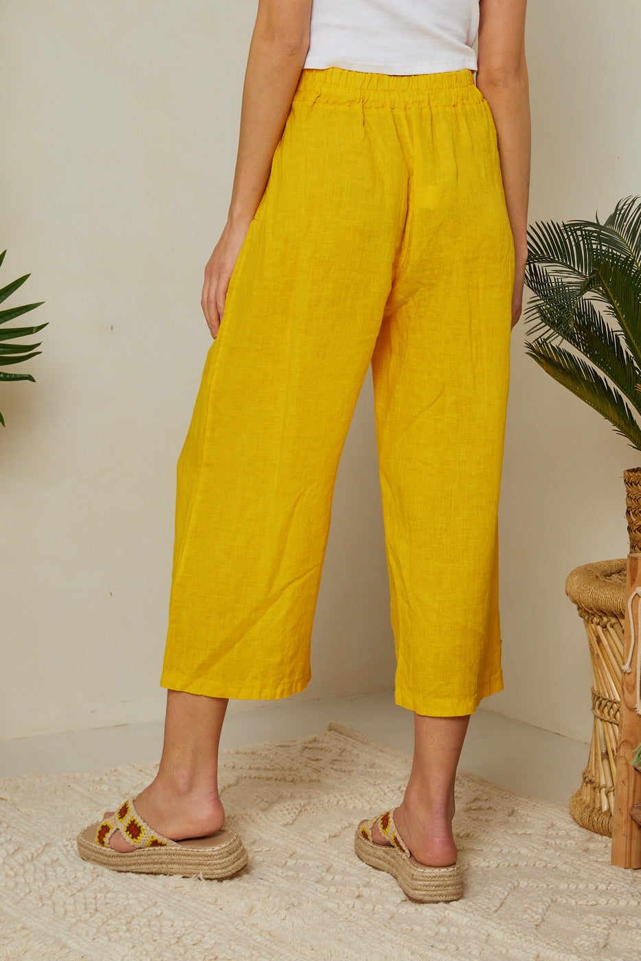 Pantalones - Azafrán - Mujer