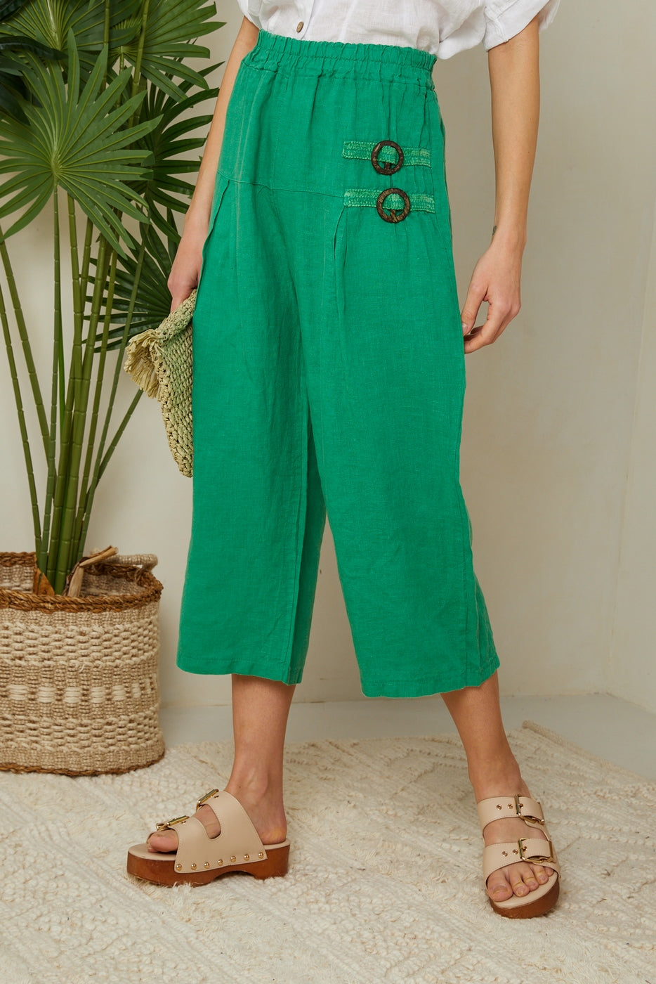 Pantalón - Verde - Mujer