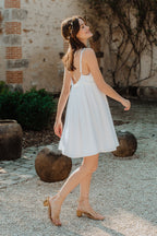 Léoline White Dress