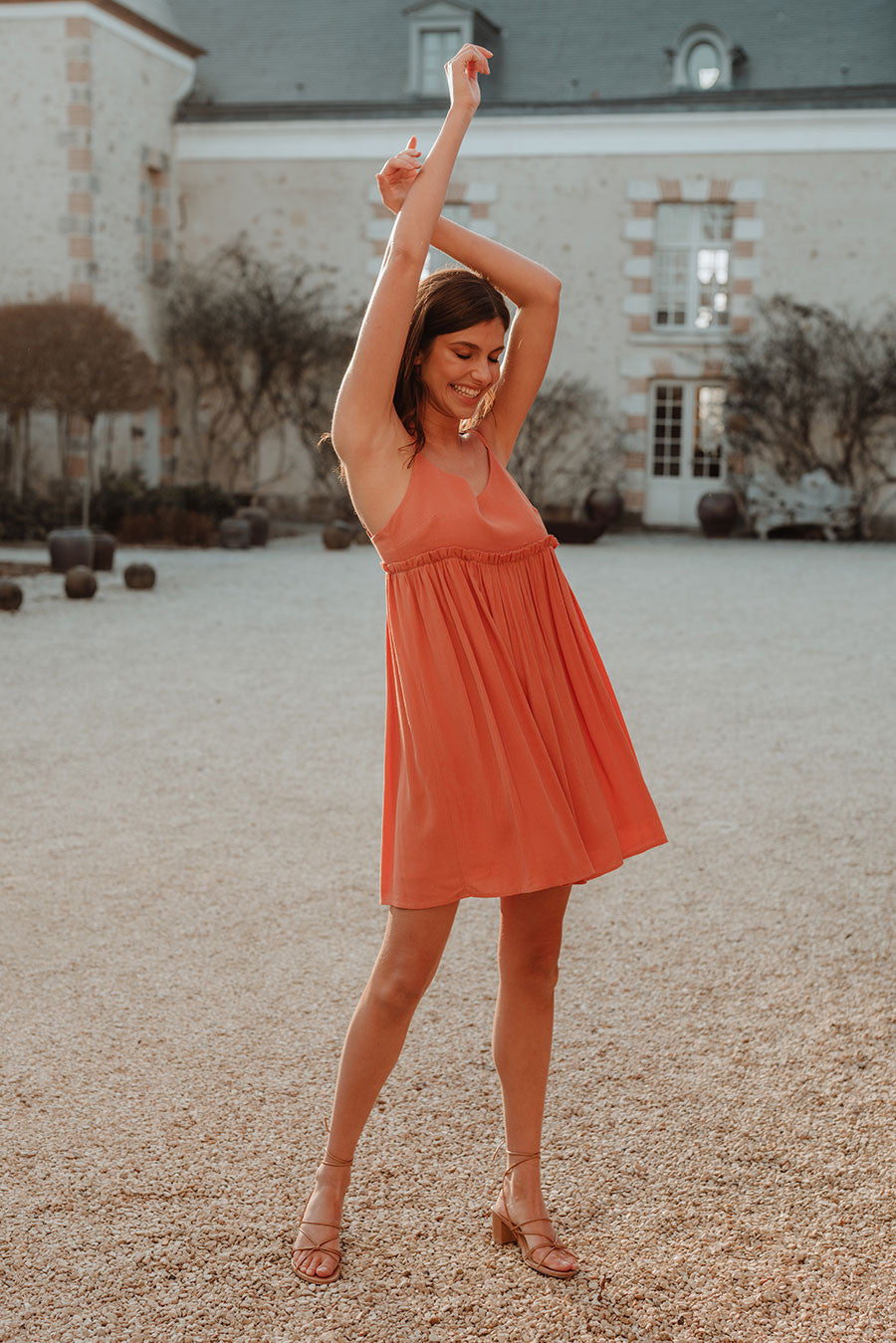 Robe Léoline Argile