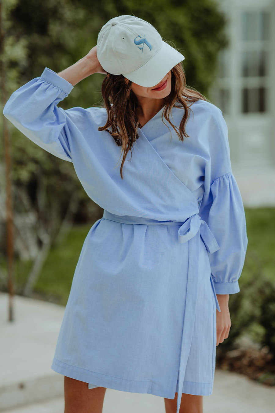Robe Loé Chambray Bleu