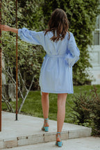 Robe Loé Chambray Bleu