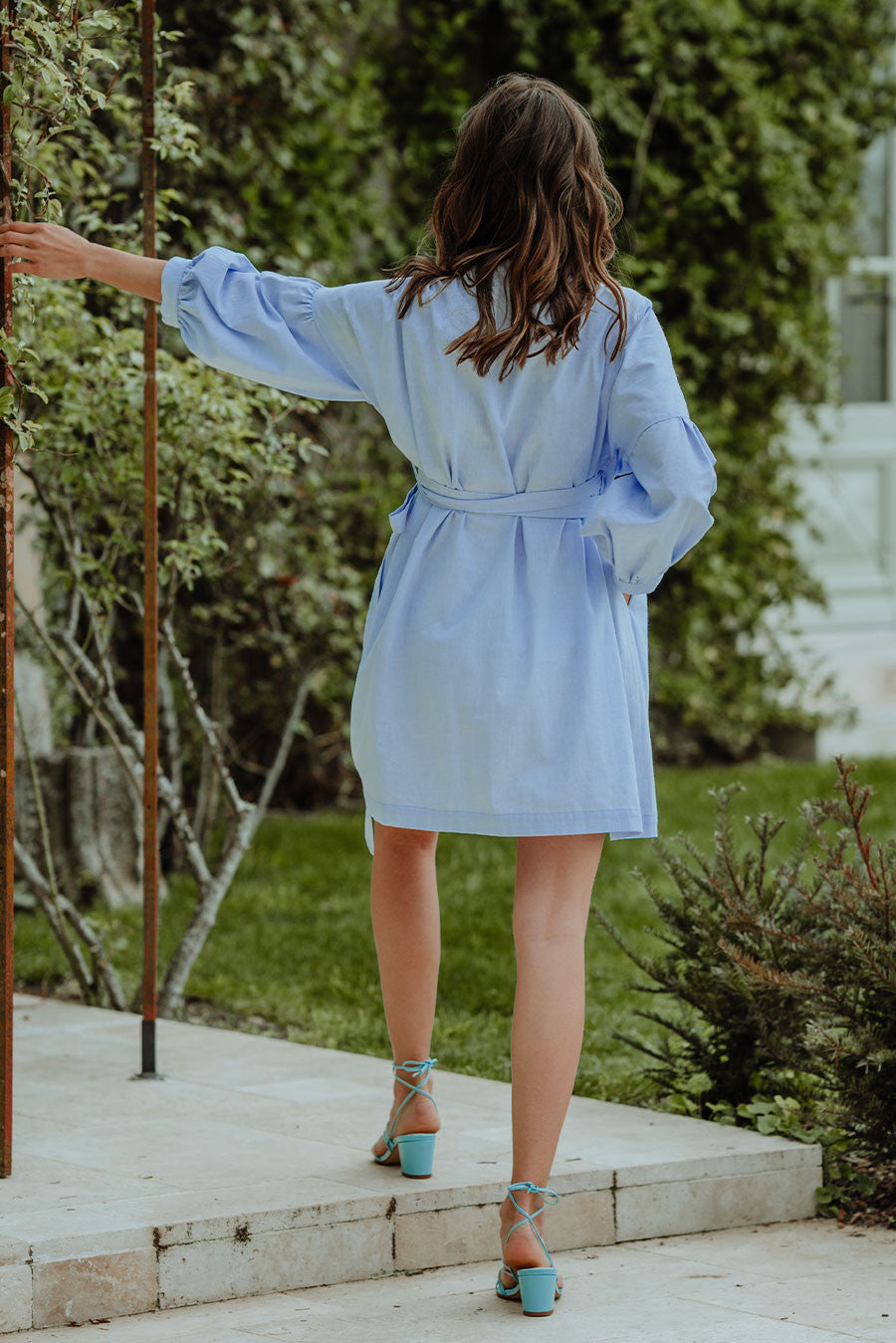 Robe Loé Chambray Bleu