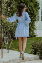 Robe Loé Chambray Bleu
