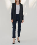 Maison Standards - Straight Stretch Pants - Navy - Woman