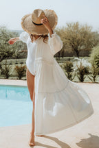 Kimono Bao Blanc Coton