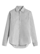 Maison Standards - Camisa a medida Fil A Fil - Gris - Hombre