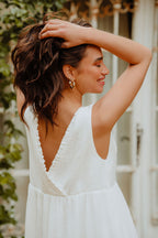 Robe Jill Blanc Coton