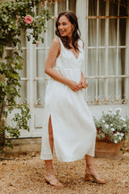Robe Jill Blanc Coton