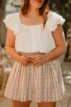 Blusa de algodón blanca Suzanne