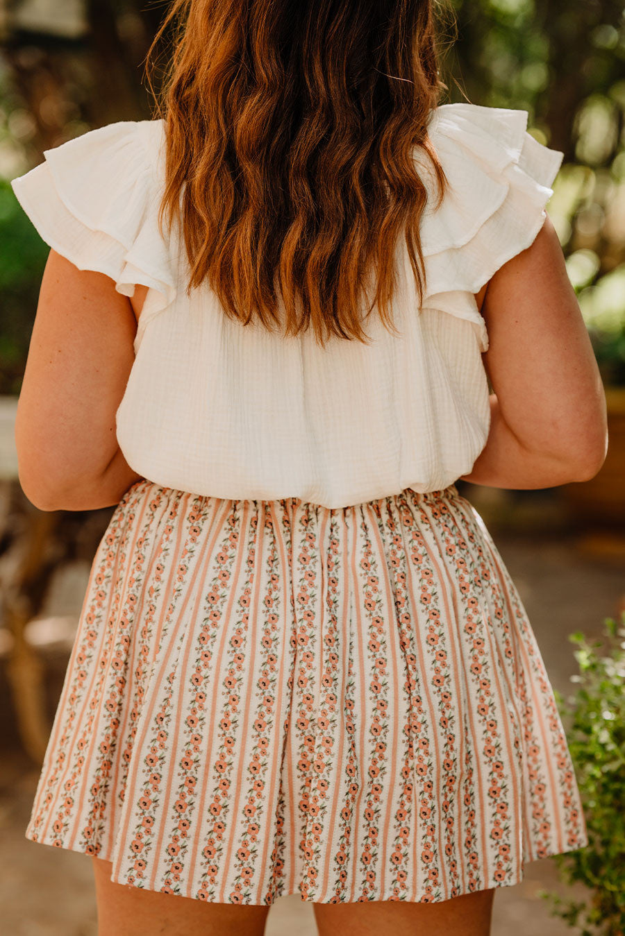 Blusa de algodón blanca Suzanne
