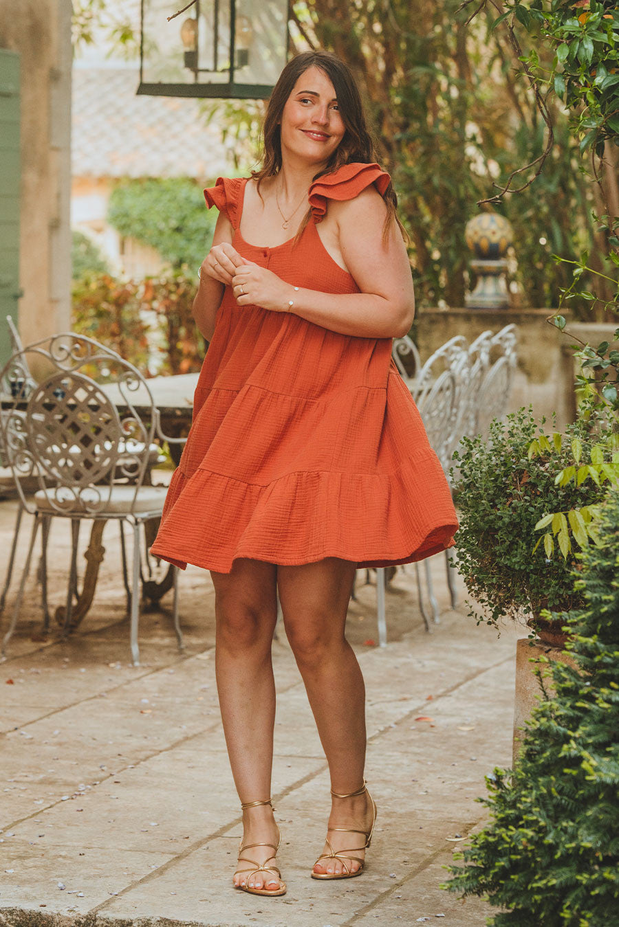 Robe Louana Argile Coton