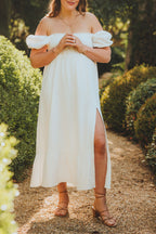Zoé White Cotton Dress