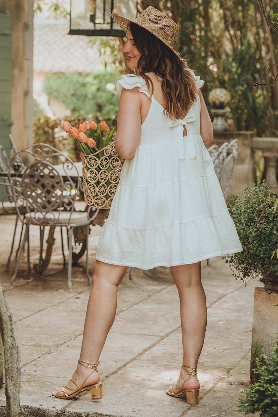 Vestido Louana de algodón blanco