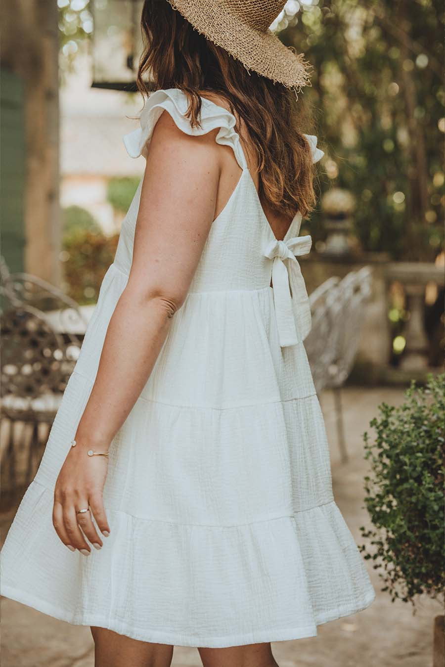 Vestido Louana de algodón blanco