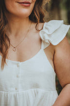 Vestido Louana de algodón blanco