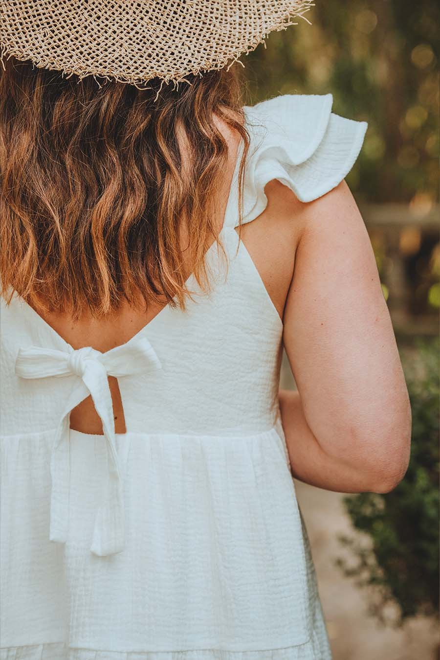 Vestido Louana de algodón blanco