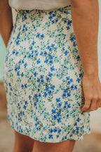 Falda Yseult Porcelana Azul