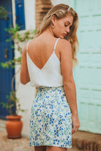 Falda Yseult Porcelana Azul