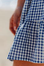 Vestido Petra Vichy Azul