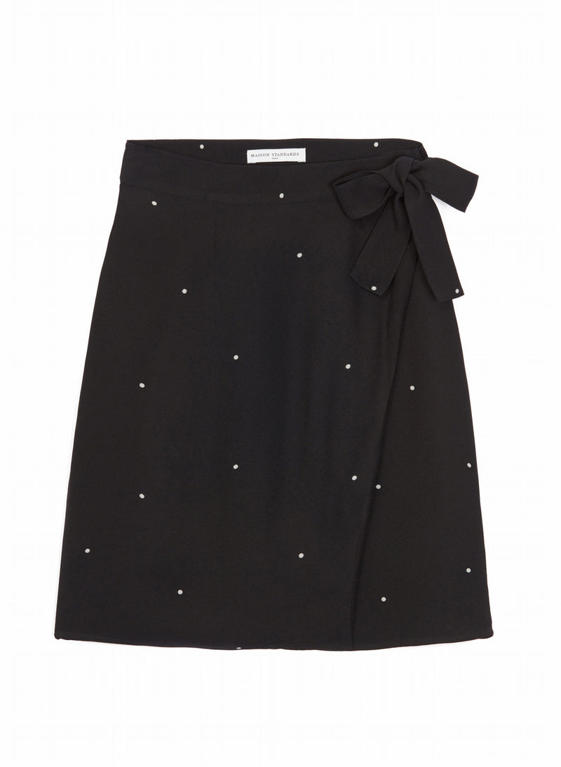 Maison Standards - Wallet Skirt - Polka Dot - Ecru - Woman