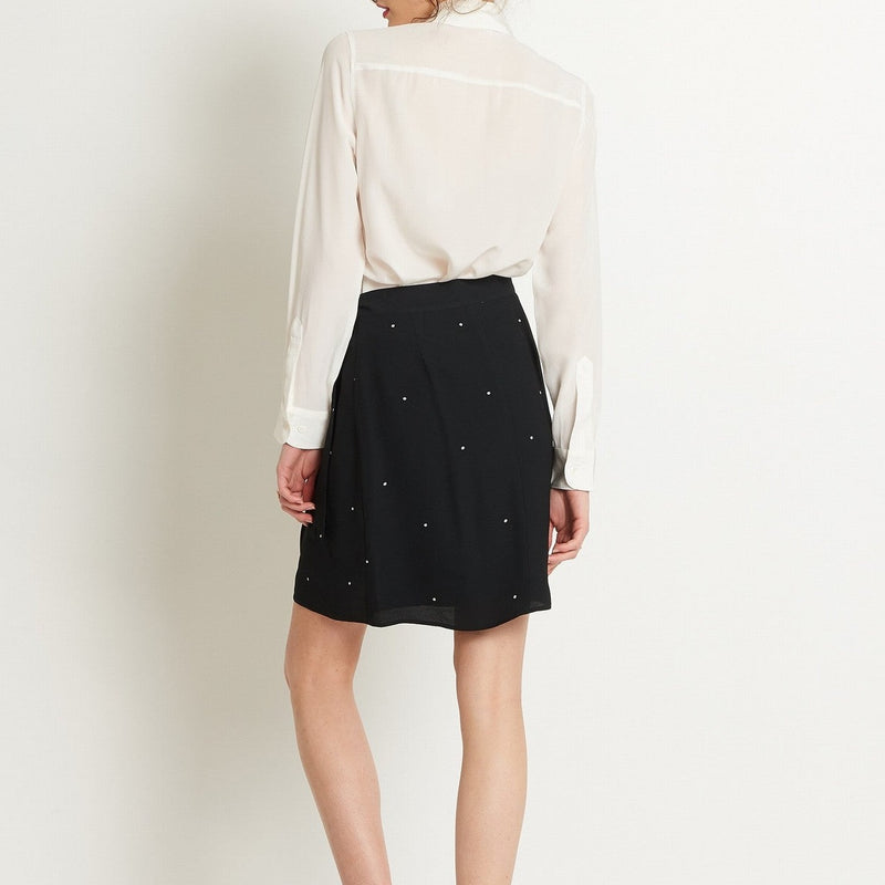 Maison Standards - Wallet Skirt - Polka Dot - Ecru - Woman