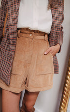 Shorts Jonas Brown Velvet