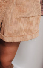 Shorts Jonas Brown Velvet