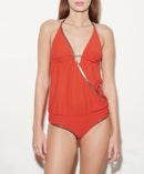 Maillot De Bain Jane - Red Waffle - Femme