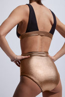 Haut De Maillot Josephine - Black Gold