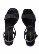 Anaki - Sandales Serpent - Noir - Femme