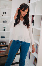 Blusa Sully Blanco Algodón