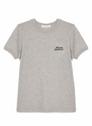 Maison Standards - Embroidered T-Shirt - Grey - Woman