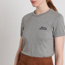 Maison Standards - Embroidered T-Shirt - Grey - Woman