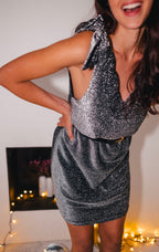 Vestido Augustin Plata