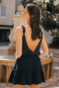 Vest Top Paola Black Cotton