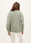 Maison Standards - Sweat-Shirt Trucker Collar - Almond Green - Woman